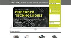 Desktop Screenshot of panatek.com